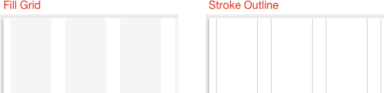 Layout Gridを塗りと線のどちらからか選択する