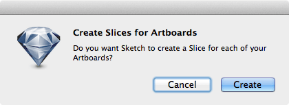 スライスを作成するダイアログ